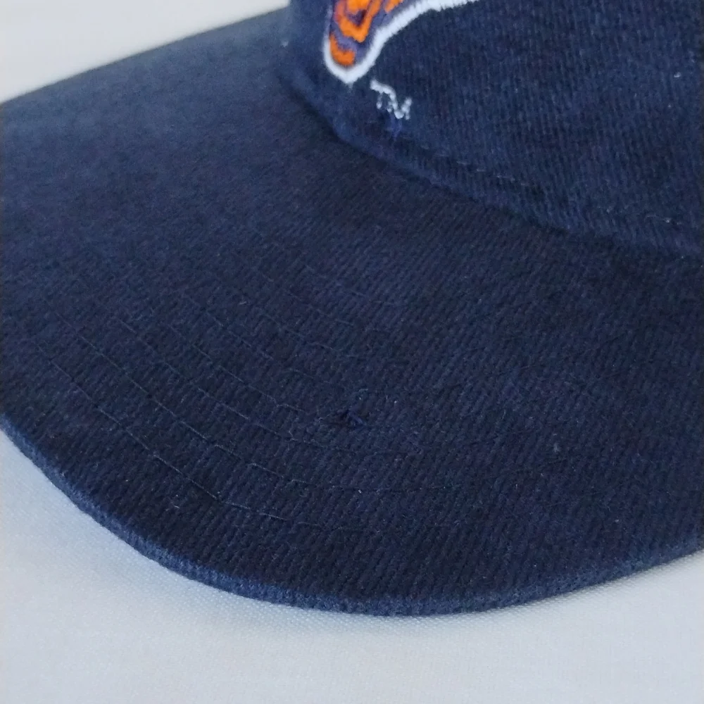 Vintage Chicago Bears NFL Football Sports Team Cap Embroidered Hook & Loop Hat